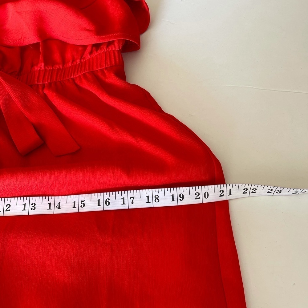 Women's Cute Jumpsuit Romper Orange Boho Trendy Casual Summer Dress, Sz S - Picture 13 of 16